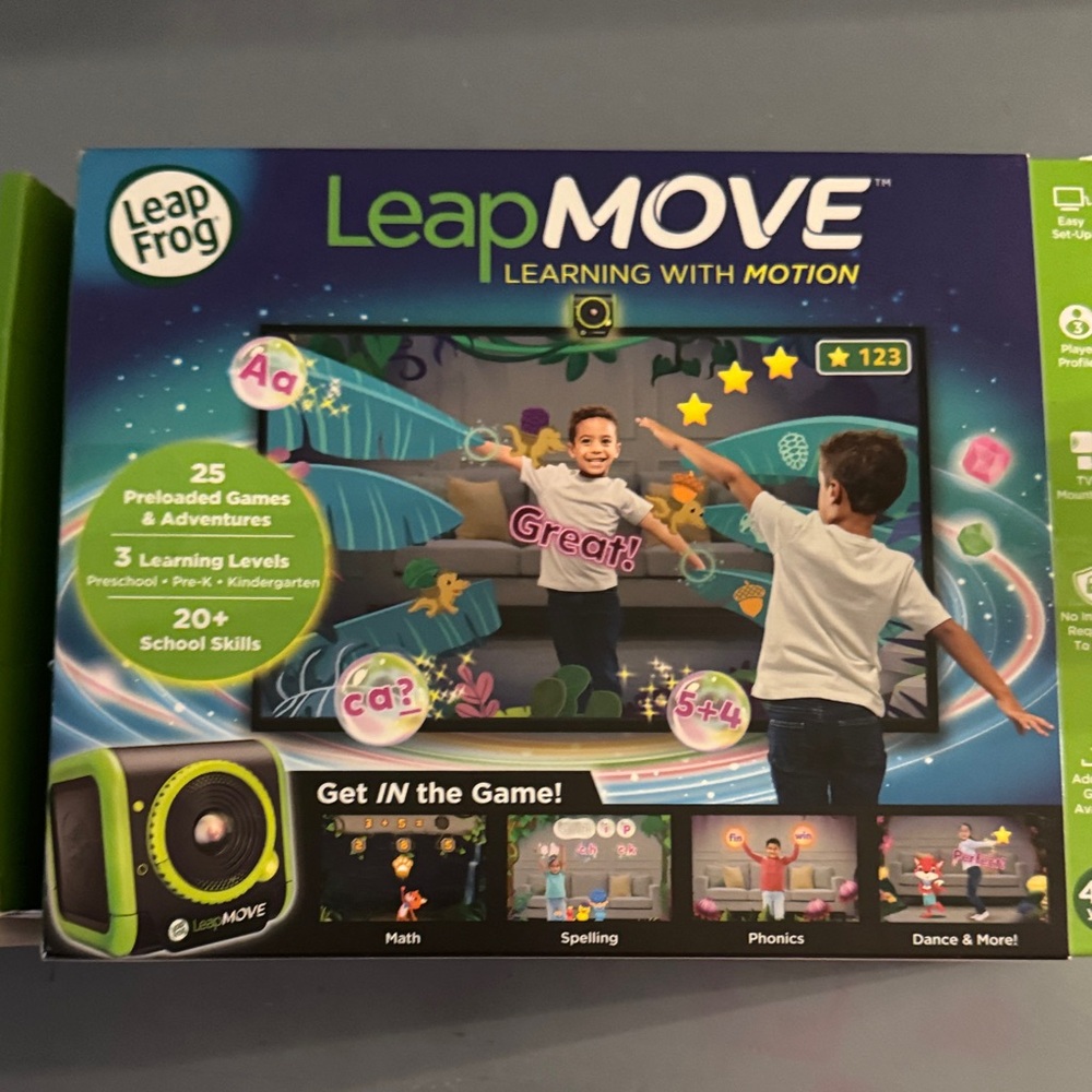 LeapFrog LeapMove Learning System - Black and Green